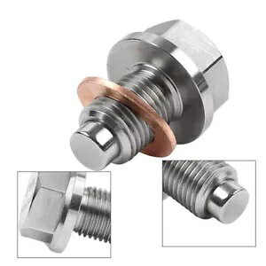 �G���W�����C�I�C���h�����v���O M12x1.25 �g���^���N�T�X���Y�C���t�B�j�e�B�p Engine Magnetic Oil Drain Plug M12x1.25 For Toyota Lexus Nissan Infiniti �y���s�A���i�z