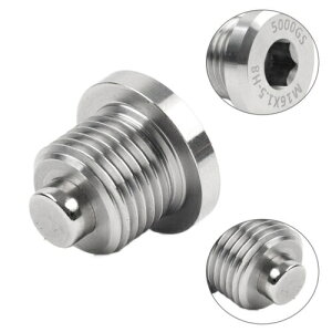 XeX| M16x1.5 CGWIChvO~jXog^p Stainless Steel M16x1.5 Magnetic Engine Oil Drain Plug For Mini Subaru Toyota