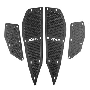 XN[^[ tg & A tbgXg tbg Xebv A~ }n XMAX250 2011-16 BLK Scooter Front & Rear Footrest Foot Step Aluminum For YAMAHA XMAX250 2011-16 BLK