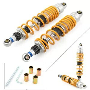 335 �~�����[�g���I�[�g�o�C���A�V���b�N�A�u�\�[�o�[ KH100 KH125 RS100 RS125 XL500S �S�[���h 335mm Motorcycle Rear Shock Absorber for KH100 KH125 RS100 RS125 XL500S Gold �y���s�A���i�z