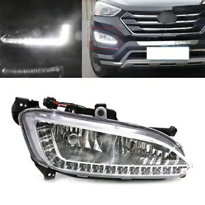 E LED DRL fC^CjOCgtHOvq_C/IX45 T^tF 2013-15 Right LED DRL Daytime Running Light Fog Lamp For Hyundai / IX45 Santa Fe 2013-15
