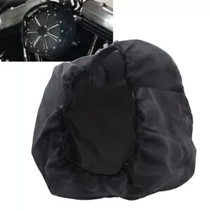 Harley Dyna I[goCp - ubN GAtB^[ N[i[ C\bNیJo[ For Harley Dyna Motorcycles- Black Air Filter Cleaner Rain Sock Protective Cover