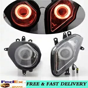 I[goCAZuwbhCgwbhvbhGWFCg BMW S1000RR 2009-14 Motorcycle Assembly Headlight Headlamp Red Angel Light For BMW S1000RR 2009-14
