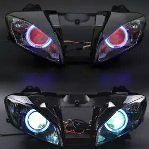 vWFN^[wbhCg HID u[GWFbhfrAC }n YZF R6 2008--2015p Projector Headlight HID Blue Angel Red Devil Eyes for Yamaha YZF R6 2008--2015