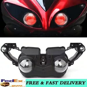 S HID bhfrACwbhCgAZuvWFN^[}n YZF R1 2009-2011 Fully HID Red Devil Eye Headlight Assembly Projector For Yamaha YZF R1 2009-2011