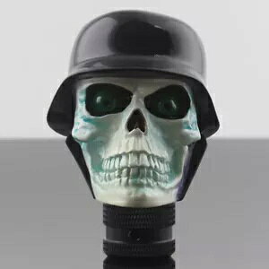 jo[T - ubN XJwbh  gbN }jA MA XeBbN Vtgmu Vt^[ o[ Universal -Black Skull Head Car Truck Manual Gear Stick Shift Knob Shifter Lever