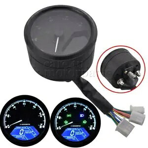 I[goCtfW^ 12000RPM Q[Wjo[TsvXs[h[^[^R[^[ Motorcycle LCD Digital 12000RPM Gauge Universal Odometer Speedometer Tachometer