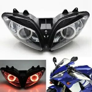 SAZuwbhCgbhGWFACYvWFN^[ HID }n YZF R1 00--2001 p Fully Assembly Headlight Red Angel Eyes Projector HID For Yamaha YZF R1 00--2001