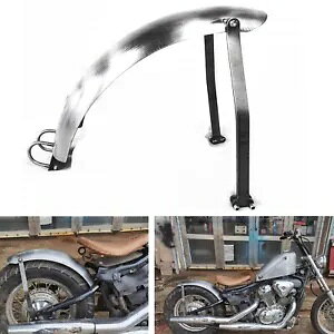 1 �Z�b�g�V���o�[�|���A�t�F���_�[�L�b�g�z���_ steed400 600 �I�[�g�o�C�p 1 Set Silver Steel Plate Rear Fender Kit Fit For Honda steed400 600 Motorcycle �y���s�A���i�z
