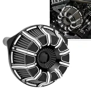 GAN[i[Ce[NtB^[n[[_Ci FXDLS 2017 \teC 2016-17 BLK + zCg Air Cleaner Intake Filter For Harley Dyna FXDLS 2017 Softail 2016-17 BLK+White