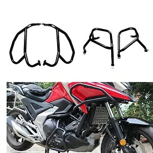 Yf|GWK[hNbVo[veN^[z_ NC750X 2021-2023 ubN Carbon Steel Engine Guard Crash Bar Protector For Honda NC750X 2021-2023 Black