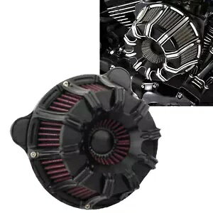 GAN[i[Ce[NtB^[ n[[X|[cX^[ XL883 XL1200 1991-23 ubN + bhpp Air Cleaner Intake Filter For Harley Sportster XL883 XL1200 1991-23 Black+Red uk