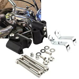 I[goC̃nho[gnho[CU[tgA_v^[ BMW R18 2 ubN Motorcycle Handle Bar Extend Handlebar Riser Lift Adapter For BMW R18 2Pcs Black