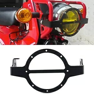 ubNԂ̃wbhCguPbgیJo[ (t[̂) z_ CC110 JA45 Black Car Headlight Brackets Protection Cover (Only Frame) For Honda CC110 JA45