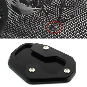1Pc ubNI[goCLbNX^hggpbhtBbgpAJ 1250S 2021 1Pc Black Motorcycle Kickstand Extend Enlarge Pad Fit For PAN AMERICA 1250S 2021