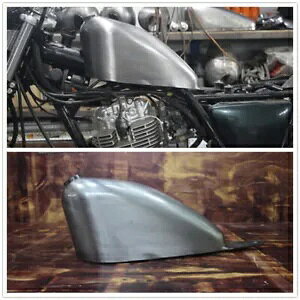 Vo[I[goCCK\R^N}n SR400 ICLbvt Silver Motorcycle Modified Petrol Fuel Tank For YAMAHA SR400 W/ Oil Cap