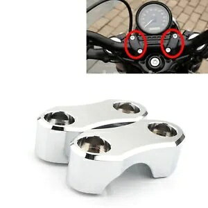2x N[ nho[ CU[ gbv Nv Lbg n[[ X|[cX^[ 883 \teC _Ci pp 2x Chrome Handlebar Riser Top Clamp Kit For Harley Sportster 883 Softail Dyna uk