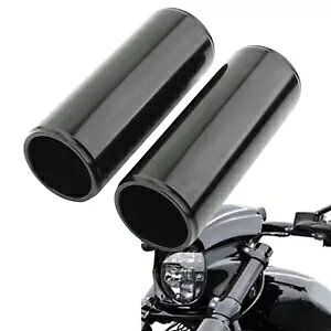 1 �Z�b�g�t�����g�t�H�[�N�K�[�h�J�o�[ 158 �~�����[�g���n�[���[�_�r�b�h�\���X�g���[�g�{�u 2018-2024 �u���b�N 1Set Front Fork Guard Cover 158mm For Harley-Davidson Street Bob 2018-2024 Black