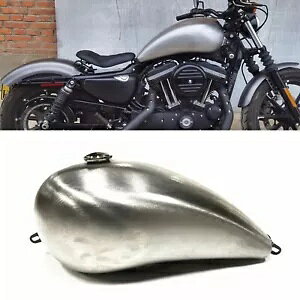 Vo[I[goCK\KXR^Nn[[X|[cX^[ 2007-22 ɓK Handmade Silver Motorcycle Petrol Gas Fuel Tank Fit For Harley Sportster 2007-22