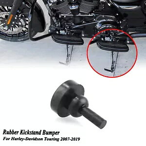 ubNo[LbNX^hop[pbhn[[_rbh\c[O2007-2019 2009 1PC Black Rubber Kickstand Bumper Pad For Harley Davidson Touring 2007-2019 2009 1PC