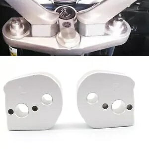1 ZbgN[nho[CU[NvA_v^Lbg}n FJR1300 2006 2007-2023 1Set Chrome Handlebar Riser Clamp Adapter Kit For Yamaha FJR1300 2006 2007-2023
