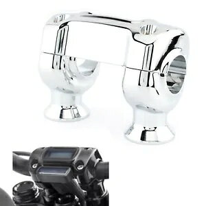 Vo[ nho[ CU[ Nv Lbg Dyna t@bg {u \teC uCNAEg c[O [hp Silver Handlebar Riser Clamp Kit For Dyna Fat Bob Softail Breakout Touring Road