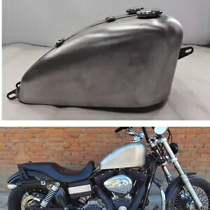 I[goCKXR^NLbg n[[_Cip 2003NȑO Sf 10L Vo[ Motorcycle Gas Fuel Tank Kit For Harley Dyna Before 2003 All Models 10L Silver