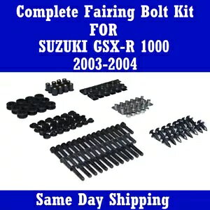 DS �I�[�g�o�C�t�F�A�����O�{���g�L�b�g���l�W 2003 2004 GSXR 1000 a001 DS Motorcycle Fairing Bolt Kits Black Screws for 2003 2004 GSXR 1000 a001