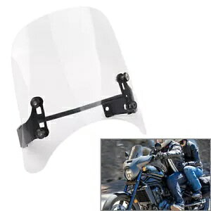 I[goCNAtgKXtgKXveN^[z_x 1100/Dct 21-23 Motorcycle Clear Windshield Windscreen Protector for Honda Rebel 1100/Dct 21-23