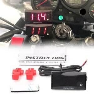 jo[T~j LED fW^dvdvvQ[W/ Universal Mini LED Digital Voltmeter Voltage Meter Instruments Gauge Red / Blue