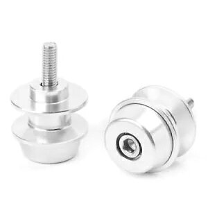 6mm XCOA[ Xv[ X^h {r XC_[ XYL GSXR750 600 1992-19 Vo[p 6mm Swingarm Spools Stand Bobbins Sliders for Suzuki GSXR750 600 1992-19 Silver