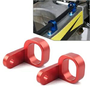 1 yA CNC Au[LCz[XNvA~XYL DRZ400SM 2005-2022 1 Pair CNC Rear Brake Line Hose Clamp Aluminum For Suzuki DRZ400SM 2005-2022