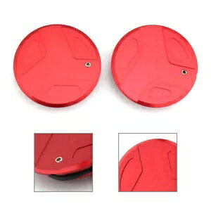 2 bht[LbvJo[ BMW R1200GS LC Ahx`[ R1250GS 2 Pcs Red Frame Hole Caps Decorative Cover For BMW R1200GS LC Adventure R1250GS