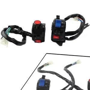 7/8C`I[goCnho[XCb`Rg[AZuCWP[^[X^[g{^2 2 Pcs 7/8" Motorcycle Handlebar Switch Control Assembly Indicator Start Button