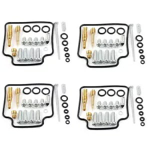 4 Zbg Luč\zLu^[CLbg z_ CB750 iCgz[N 750 1991-2003 ɓK 4 Set Carb Rebuild Carburetor Repair Kit Fit Honda CB750 Nighthawk 750 1991-2003