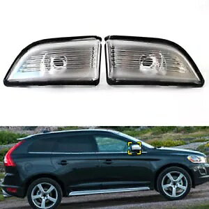 yAETChECO~[CWP[^vCg{{ XC60 2009-2013 Pair Left Right Side Wing Mirror Indicator Lamp Light For Volvo XC60 2009-2013