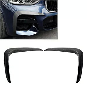 tgtHOvt[g BMW X3 G01 2018-2021 J[{t@Co[ubN Front Fog Lamp Frame Decoration Trim For BMW X3 G01 2018-2021 Carbon Fiber Black