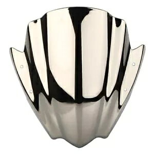 Moto tgKX oCNpEChXN[ 7/8C`܂1C`nho[t Vo[ Moto Windshield Wind Screen For Motorbike with 7/8" or 1" Handlebar Silver