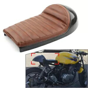 _[NuE JtF [T[ V[g g V[gp x[X Be[W NbV XNu[ Th Dark Brown Cafe Racer Seat Retro Seat Pan Base Vintage Cushion Scrambler Saddle