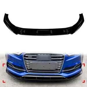 tgop[X|C[bvAEfB A3 S C S3 8V tFCXtgO 2013-2016 Front Bumper Spoiler Lip For Audi A3 S-Line S3 8V Pre-Facelift 2013-2016
