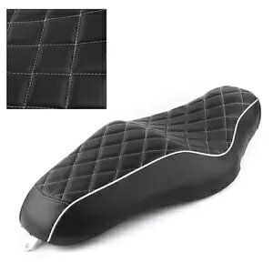 JX^ubN^]ȏ 2 AbvV[gn[[X|[cX^[ XL1200 ACA XL883 Custom Black Driver Passenger Two up Seat For Harley Sportster XL1200 Iron XL883