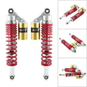 1 �y�A���j�o�[�T�����b�h 375 �~�����[�g���I�[�g�o�C�G�A�V���b�N�A�u�\�[�o�[�T�X�y���V�����_���v 1 Pair Universal Red 375mm For Motorcycle Air Shock Absorber Suspension Damp �y���s�A���i�z