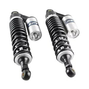 13.5C` 340mm GAVbNAu\[o[ TXyV }n VMAX z_ CB 500 Vo[p 13.5" 340mm Air Shock Absorbers Suspension for Yamaha VMAX Honda CB 500 Silver