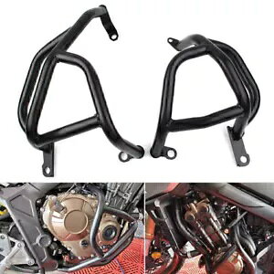 �u���b�N�������H�G���W���K�[�h�N���b�V���o�[�ی�o���p�[�z���_ CB650R 2019-21 Black Highway Engine Guard Crash Bar Protection Bumper For Honda CB650R 2019-21 �y���s�A���i�z