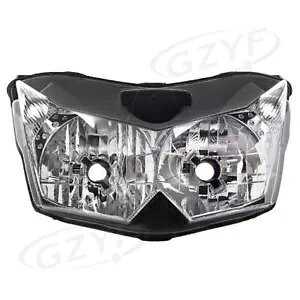 tgwbhCgwbhvAZu KAWASAKI Z1000 2007 2008 2009 NA Front Headlight Headlamp Assembly for KAWASAKI Z1000 2007 2008 2009 Clear