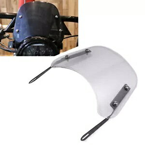 I[goC̃wbh ABS tgKXjo[TtgKX 5-7 ''Ehwbhvp Motorcycle Head ABS Windshield Universal Windscreen For 5-7'' Round Headlamp