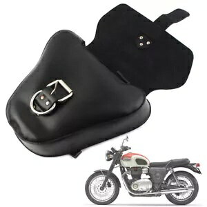 T100 スクランブラー 1200 XC XE 用ブラック PU レザーサイドカバーバッグ 1 個 1 Pcs Black PU Leather Side Cover Bag For T100 Scrambler 1200 XC XE