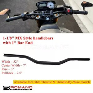 28 ミリメートル 1-1/8 "ファットバーオートバイ黒ハンドルバーハーレーソフテイルスポーツスター FXBB 用 28mm 1-1/8" Fat Bar Motorcycle Black Handlebar For Harley Softail Sportster FXBB