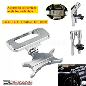 N[Q[WuPbg 1-1/4 C` T o[}Eg n[[Xg[g{u FXBB \ Chrome Gauge Brackets 1-1/4h T-Bars Mount For Harley Street Bob FXBB Adjustable