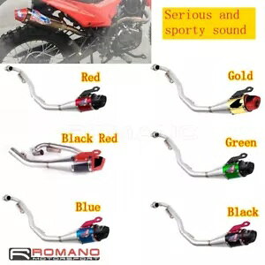 A~I[goC̔rCVXe|ǃ}t[z_ CRF230F 2008-20 Aluminum Motorcycle Exhaust System Steel Pipe Muffler For Honda CRF230F 2008-20